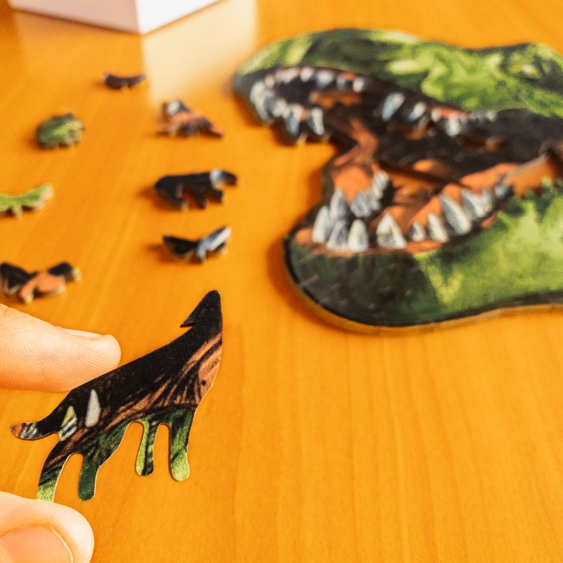 Dino - Drewniane puzzle 4 Dino - Drewniane puzzle 4