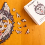 Husky - Drewniane puzzle 1