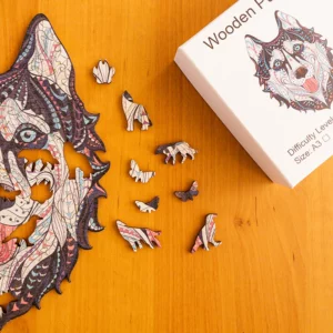 Husky - Drewniane puzzle 1