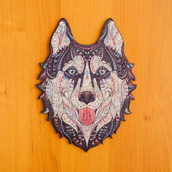 Husky - Drewniane puzzle 2