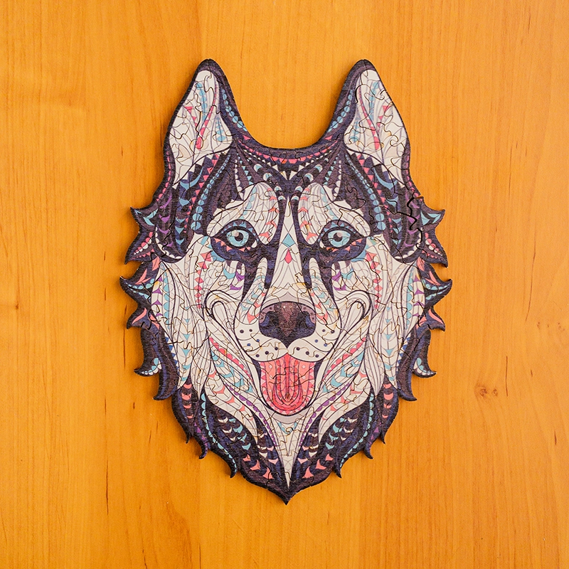 Husky - Drewniane puzzle 2