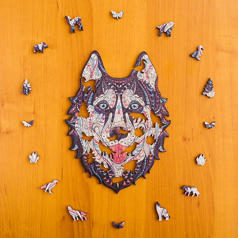 Husky - Drewniane puzzle 3 Husky - Drewniane puzzle 3