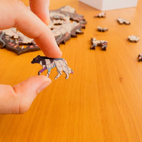 Husky - Drewniane puzzle 5