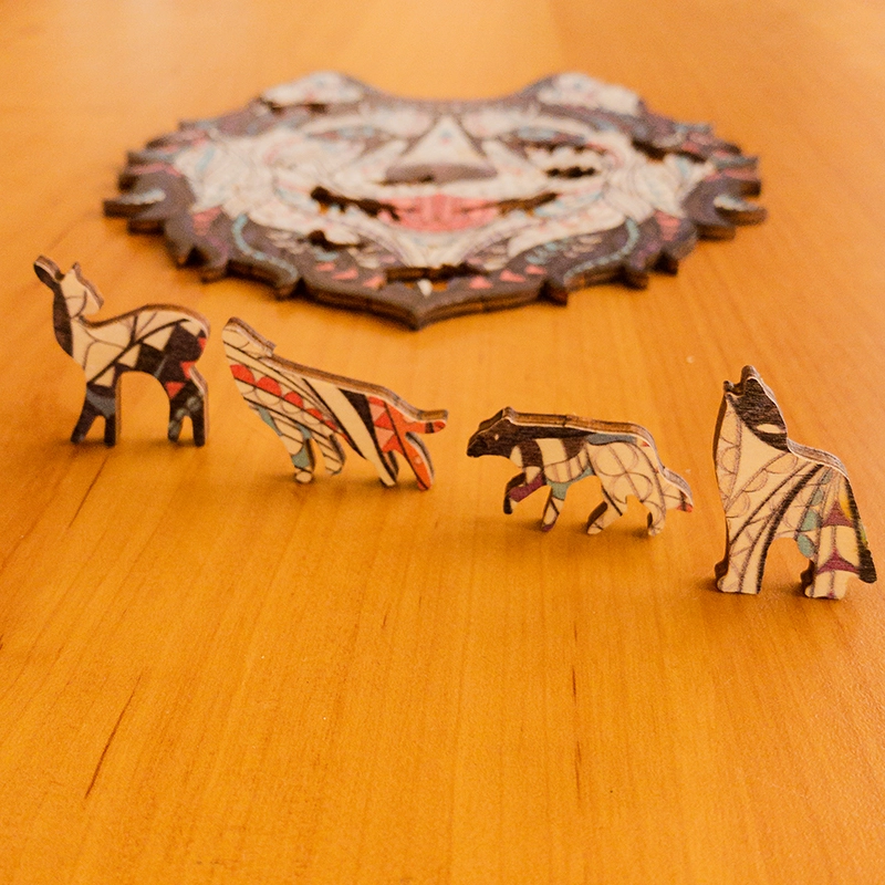 Husky - Drewniane puzzle 6 Husky - Drewniane puzzle 6
