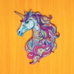 Jednorożca - Drewniane puzzle 2