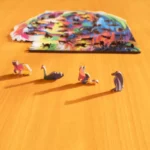 Kolorowy pies - Drewniane puzzle 6