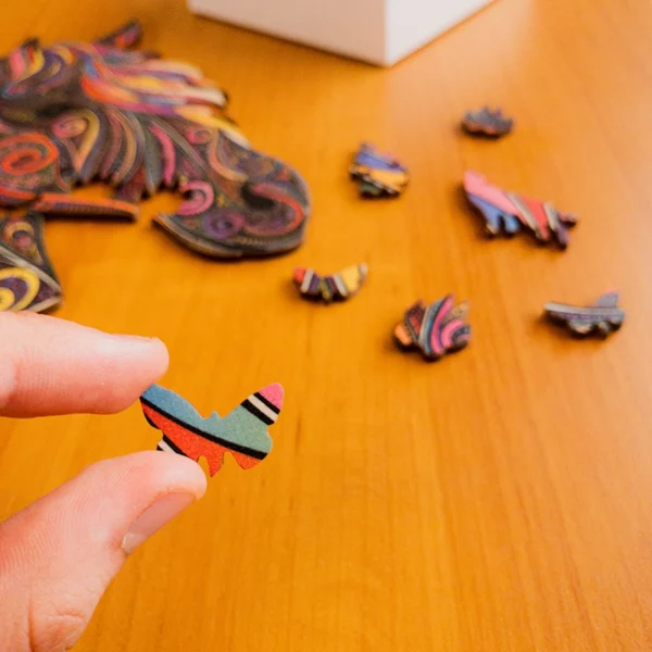 Koń - Drewniane puzzle 4