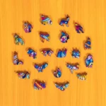 Konika morskiego - Drewniane puzzle 4