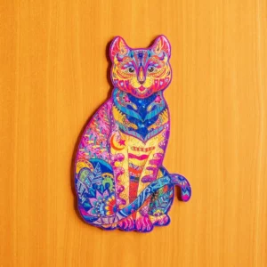 Kot – Drewniane puzzle 2