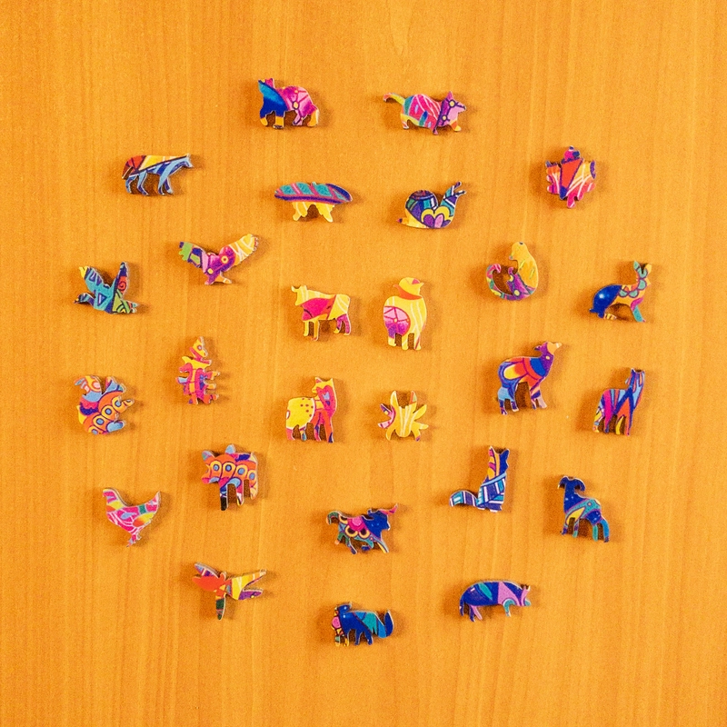 Kot – Drewniane puzzle 4 Kot – Drewniane puzzle 4