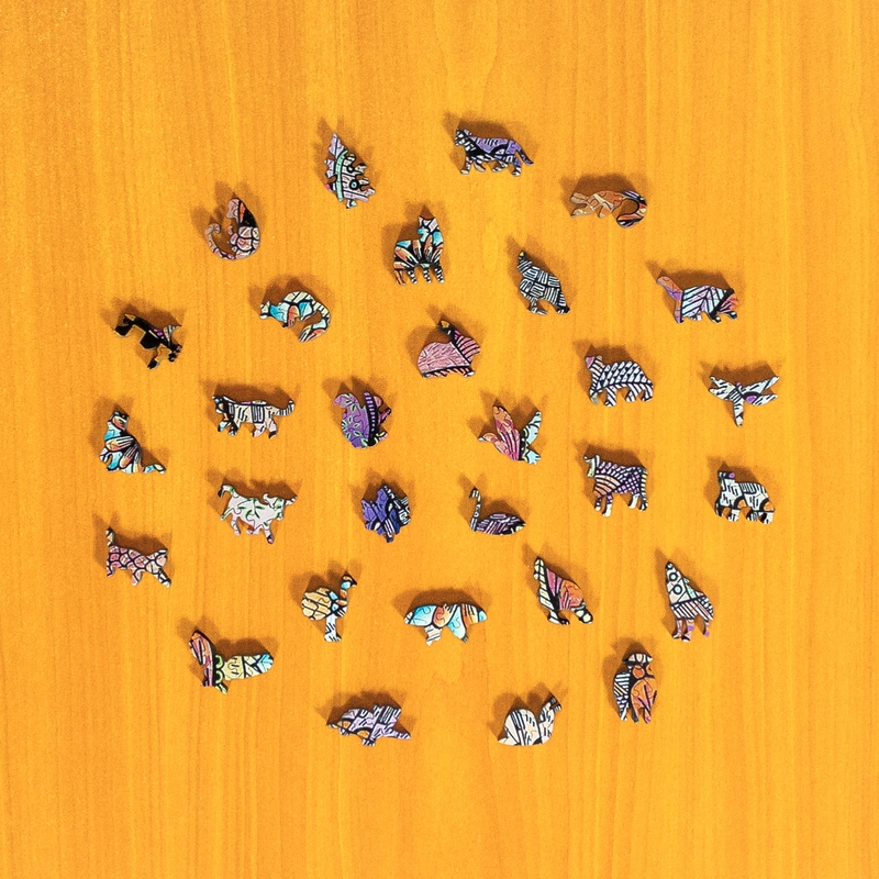 Króliczka - Drewniane puzzle 4 Króliczka - Drewniane puzzle 4