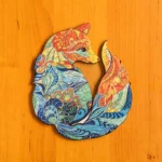 Lis - Drewniane puzzle 2