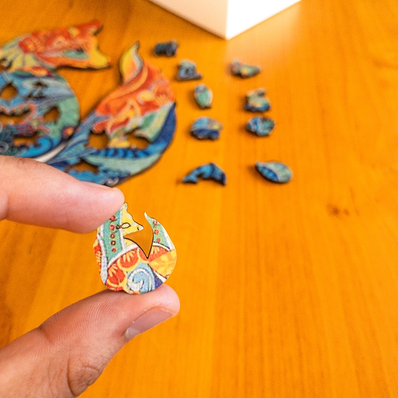 Lis - Drewniane puzzle 5 Lis - Drewniane puzzle 5