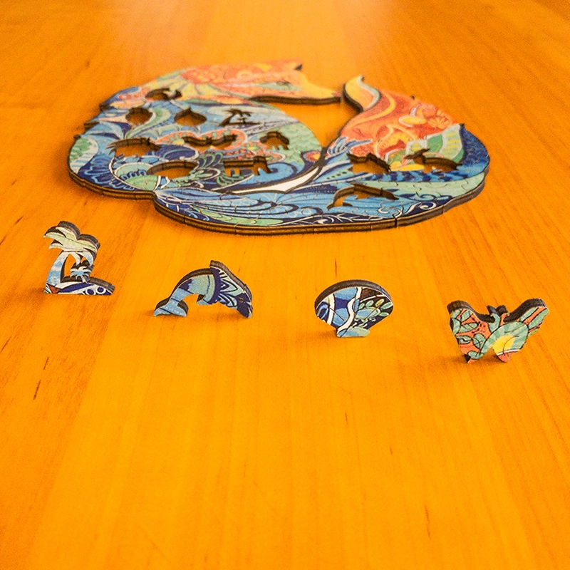 Lis - Drewniane puzzle 6 Lis - Drewniane puzzle 6