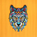 Magicznego wilka - Drewniane puzzle 2