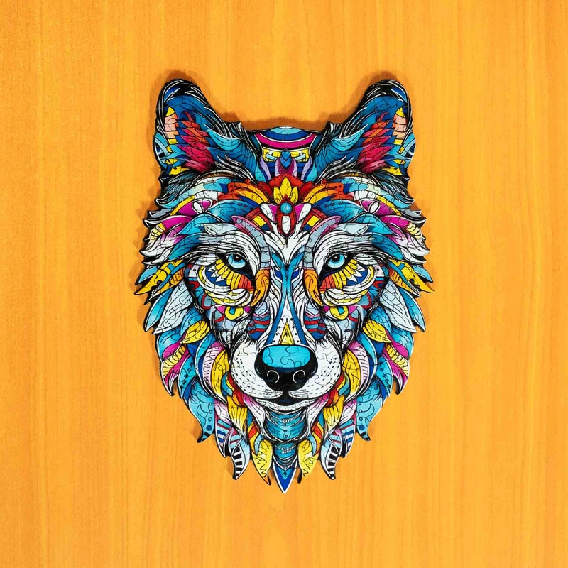 Magicznego wilka - Drewniane puzzle 2 Magicznego wilka - Drewniane puzzle 2