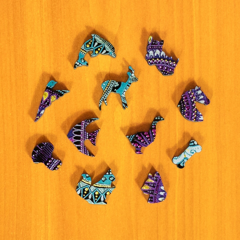 Mandali - Drewniane puzzle 3 Mandali - Drewniane puzzle 3