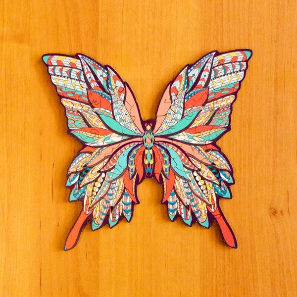 Motyl - Drewniane puzzle 2