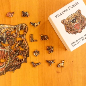 Niedźwiedź - Drewniane puzzle 1