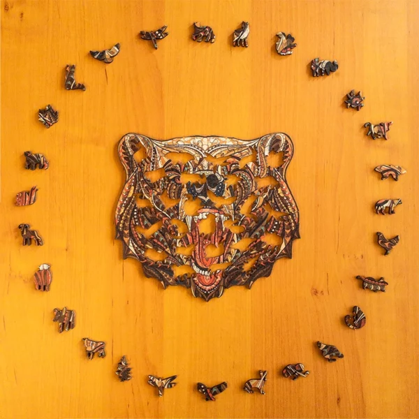 Niedźwiedź - Drewniane puzzle 3