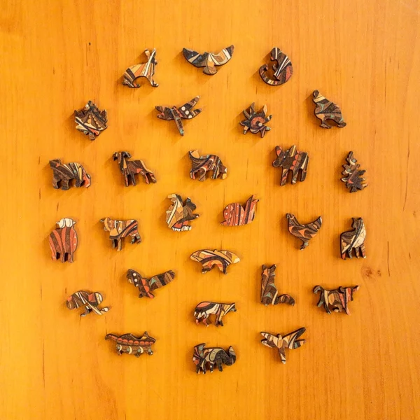 Niedźwiedź - Drewniane puzzle 4