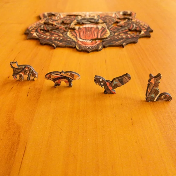 Niedźwiedź - Drewniane puzzle 6