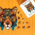 Pantery - Drewniane puzzle 1
