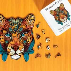 Pantery - Drewniane puzzle 1