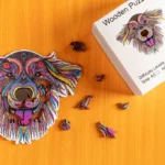 Pies - Drewniane puzzle 1