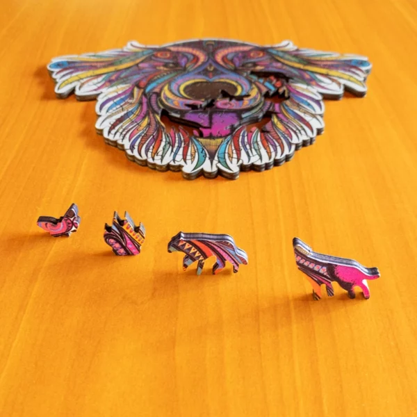 Pies - Drewniane puzzle 5