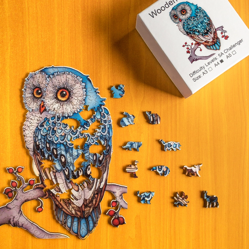 Sowa – Drewniane puzzle 1