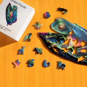 Żaba – Drewniane puzzle 1