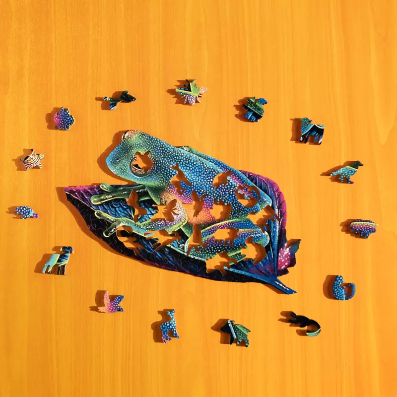 Żaba – Drewniane puzzle 3 Żaba – Drewniane puzzle 3