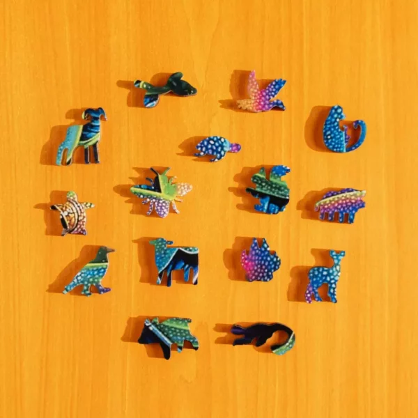 Żaba – Drewniane puzzle 4