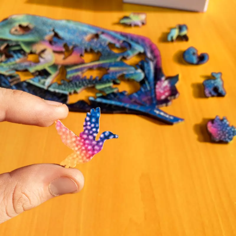 Żaba – Drewniane puzzle 5 Żaba – Drewniane puzzle 5