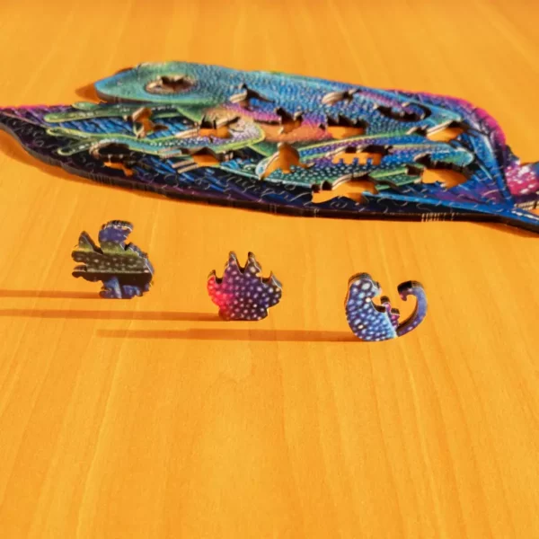 Żaba – Drewniane puzzle 6