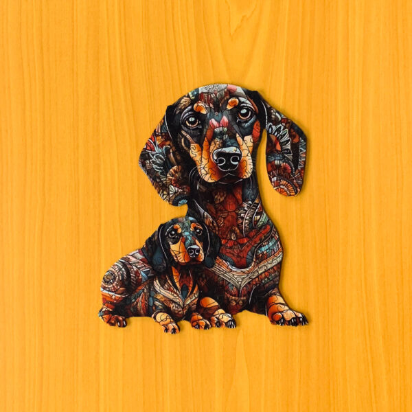 Jamnik - Drewniane puzzle - obrazek 2