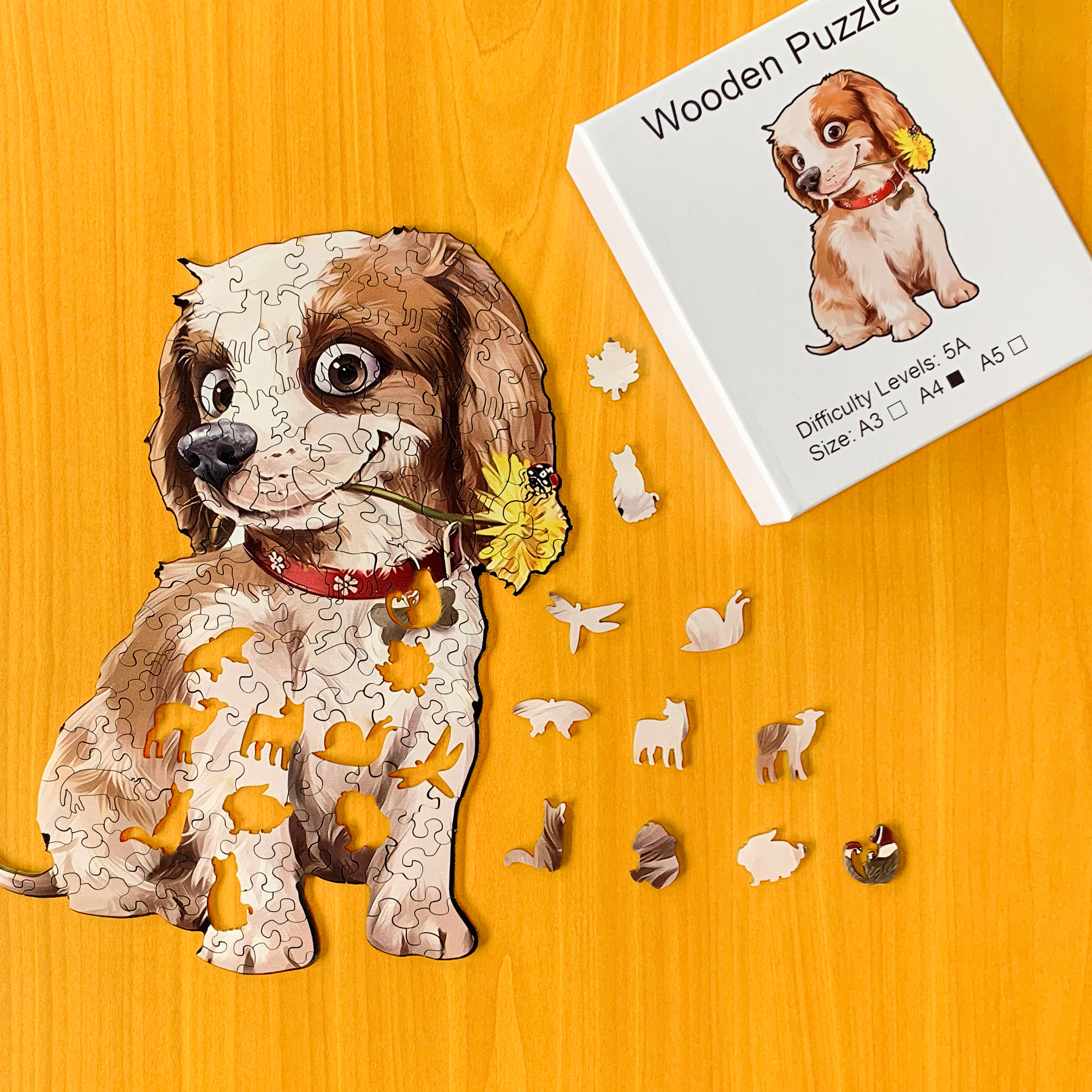 IMG_0456 Uroczy pies - Drewniane puzzle - obrazek 1