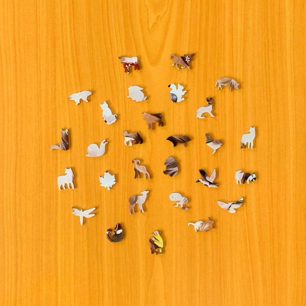 Uroczy pies - Drewniane puzzle - obrazek 3