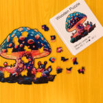 Magiczny grzyb - Drewniane puzzle