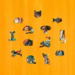 Barwny kot - Drewniane puzzle 3