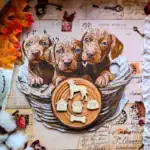 Ciekawskie szczenięta wyżłów - Drewniane puzzle 6