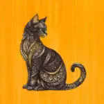 Dostojny kot - Drewniane puzzle 2