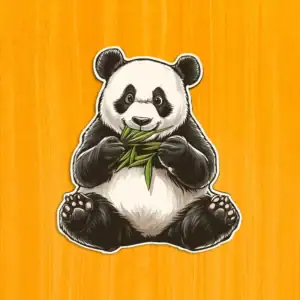Głodna panda - Drewniane puzzle 2