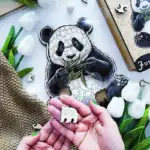 Głodna panda - Drewniane puzzle 7