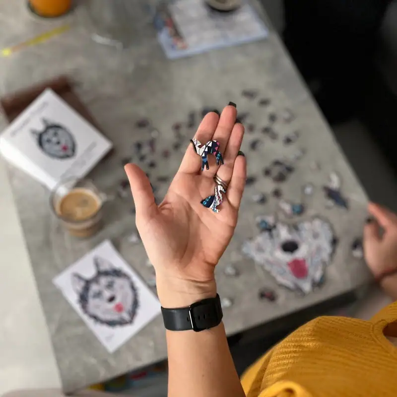 Husky - Drewniane puzzle 9 Husky - Drewniane puzzle 9
