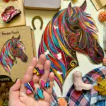 Koń - Drewniane puzzle 7