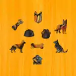 Legendarny owczarek niemiecki - Drewniane puzzle 3