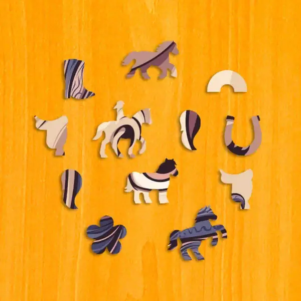 Magiczny kucyk - Drewniane puzzle 3
