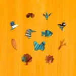 Ognisty zimorodek - Drewniane puzzle 3